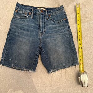 Madewell Classic Blue Denim Shorts